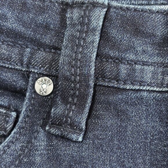 T.K. Axel Men's Slim Boot Cut Stretch 7 Pocket Denim Jean Dark 32x30 NWT - Picture 10 of 16